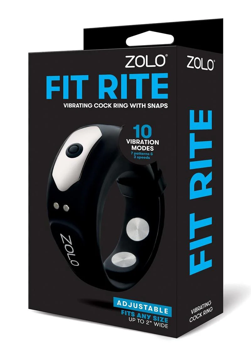 Fit Rite Vibrating C-Ring with Snaps - Image 3