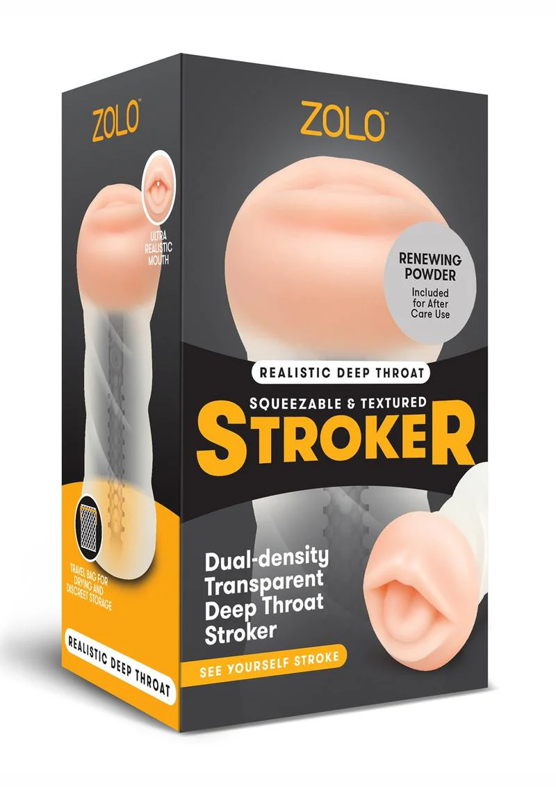Realistic Deep Throat Squeezable & Textured Stroker - Image 3